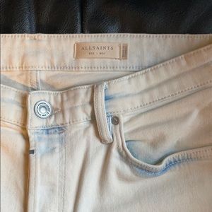 White AllSaints Denim Jeans